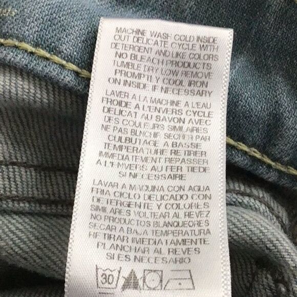 Juicy Couture The Ryan Light Wash Zipper Cuff Denim Jeans - Picture 12 of 12